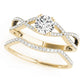 Twisting Round Engagement Ring