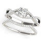 Twisting Round Engagement Ring