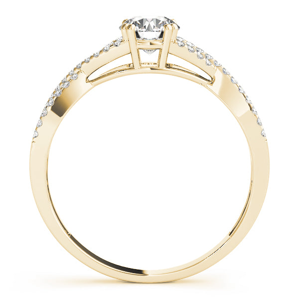 Twisting Round Engagement Ring