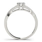 Twisting Round Engagement Ring
