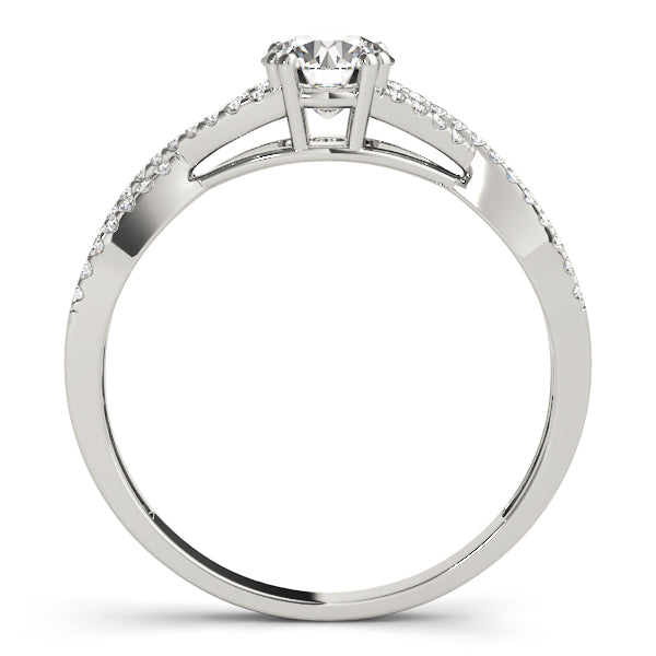 Twisting Round Engagement Ring