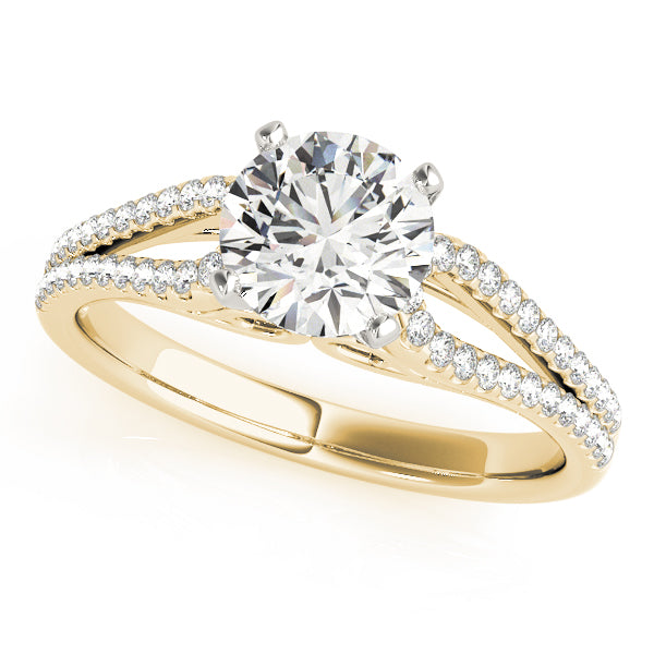 Multirow Split Shank Engagement Ring