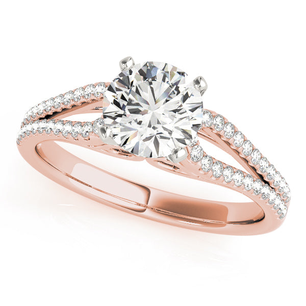 Multirow Split Shank Engagement Ring