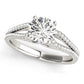 Multirow Split Shank Engagement Ring