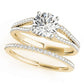 Multirow Split Shank Engagement Ring