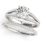Multirow Split Shank Engagement Ring