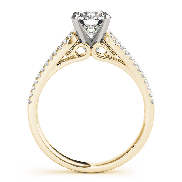 Multirow Split Shank Engagement Ring