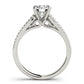 Multirow Split Shank Engagement Ring