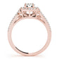 Split Shank Halo Engagement Rings