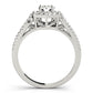 Split Shank Halo Engagement Rings