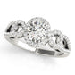 Infinity Halo Engagement Rings