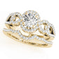 Infinity Halo Engagement Rings