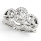 Infinity Halo Engagement Rings