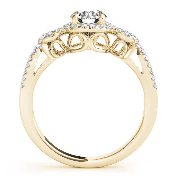 Infinity Halo Engagement Rings