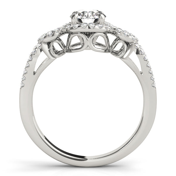 Infinity Halo Engagement Rings