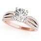 Multirow Split Shank Engagement Rings