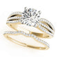 Multirow Split Shank Engagement Rings