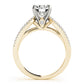 Multirow Split Shank Engagement Rings