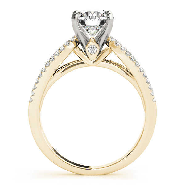 Multirow Split Shank Engagement Rings