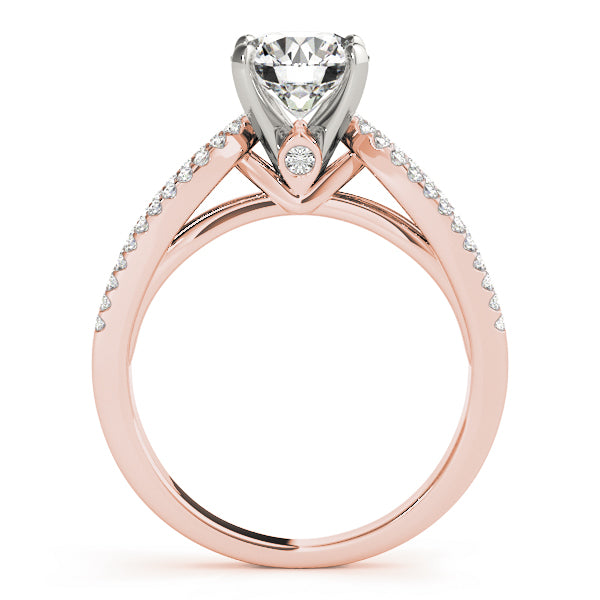 Multirow Split Shank Engagement Rings