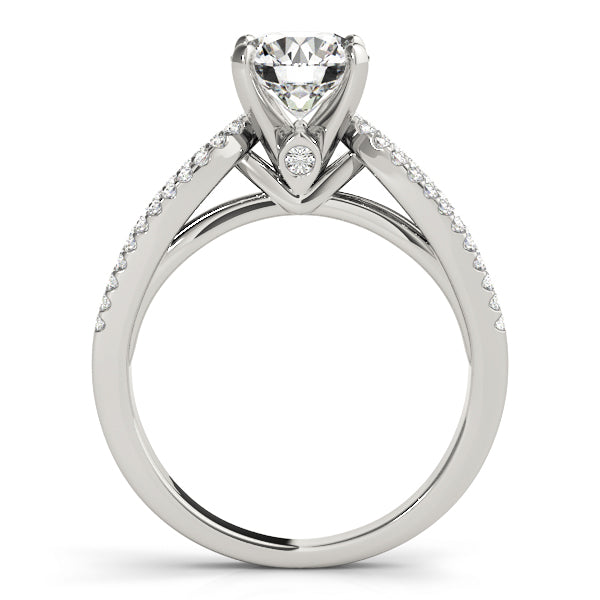 Multirow Split Shank Engagement Rings