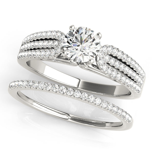 Multirow Engagement Rings