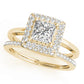 ENGAGEMENT RINGS HALO SQUARE & CUS