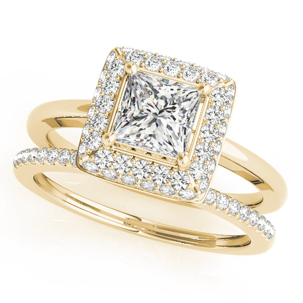 ENGAGEMENT RINGS HALO SQUARE & CUS