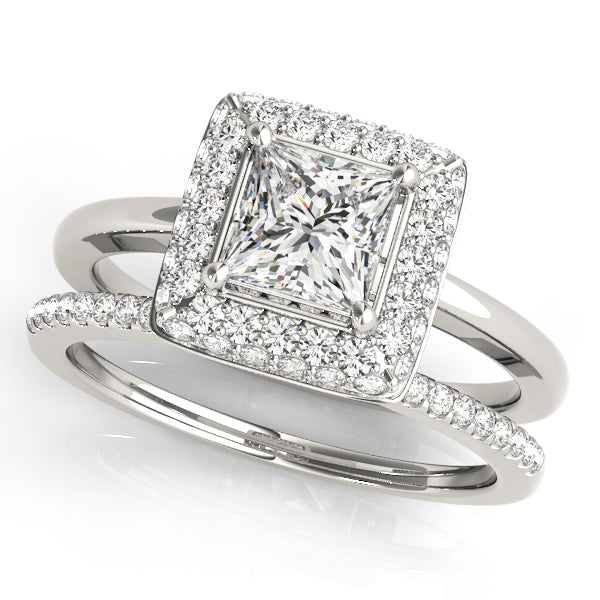 ENGAGEMENT RINGS HALO SQUARE & CUS