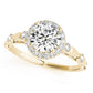 ENGAGEMENT RINS HALO ROUND
