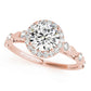 ENGAGEMENT RINS HALO ROUND