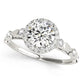 ENGAGEMENT RINS HALO ROUND