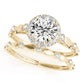ENGAGEMENT RINS HALO ROUND