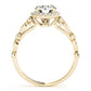 ENGAGEMENT RINS HALO ROUND