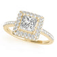 ENGAGEMENT RINGS HALO SQUARE & CUS