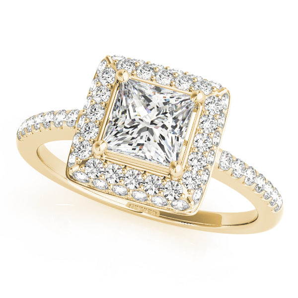 ENGAGEMENT RINGS HALO SQUARE & CUS