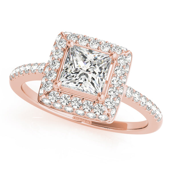 ENGAGEMENT RINGS HALO SQUARE & CUS
