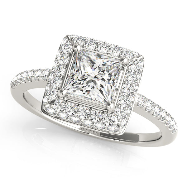 ENGAGEMENT RINGS HALO SQUARE & CUS