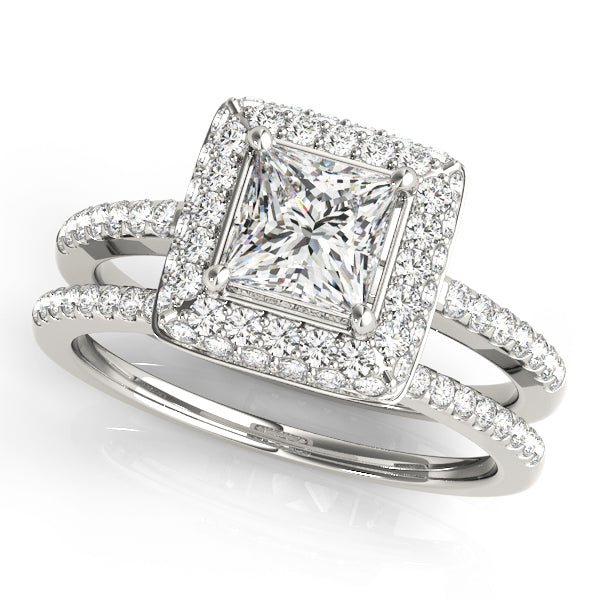 ENGAGEMENT RINGS HALO SQUARE & CUS