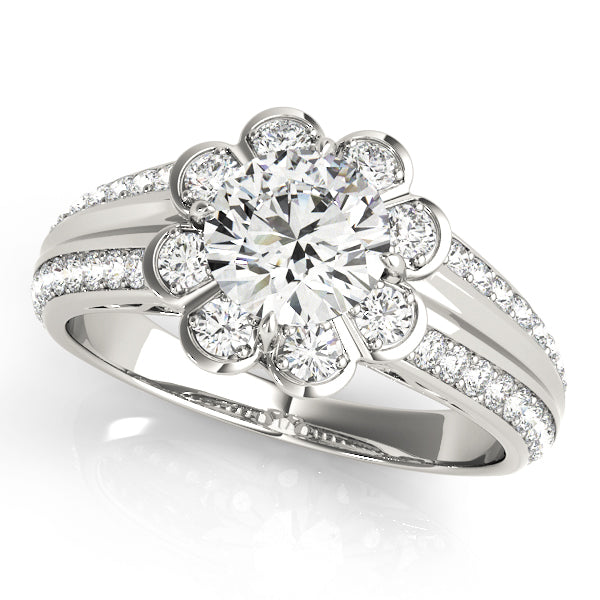 ENGAGEMENT RINGS HALO ROUND
