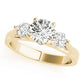 3-Stone Round Engagement Ring