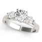 3-Stone Round Engagement Ring