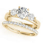 3-Stone Round Engagement Ring