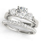 3-Stone Round Engagement Ring