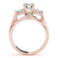 3-Stone Round Engagement Ring