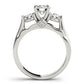 3-Stone Round Engagement Ring