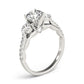 3-Stone Single Row Engagement Ring