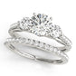 3-Stone Single Row Engagement Ring
