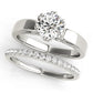Solitaire Double Prong Engagement Ring
