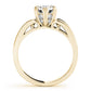 Solitaire Double Prong Engagement Ring
